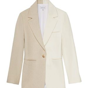 Something Navy. Classic Blazer Tan & Cream Combo // Split Color Blazer